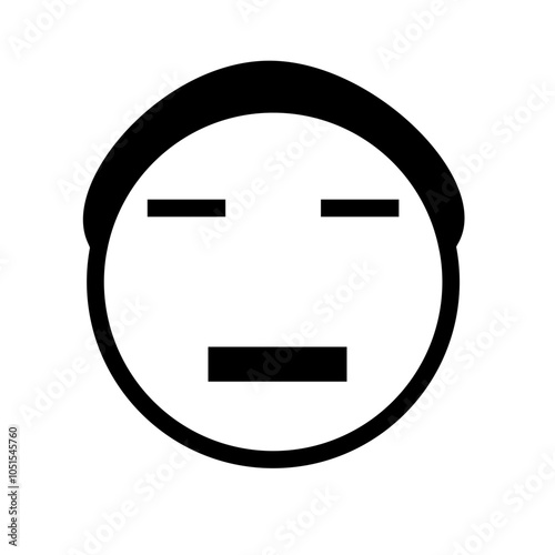 cartoon face black color