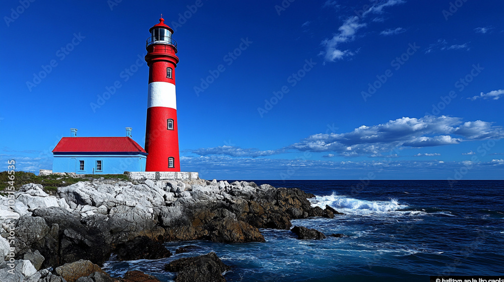 Obraz premium Lighthouse at the coast