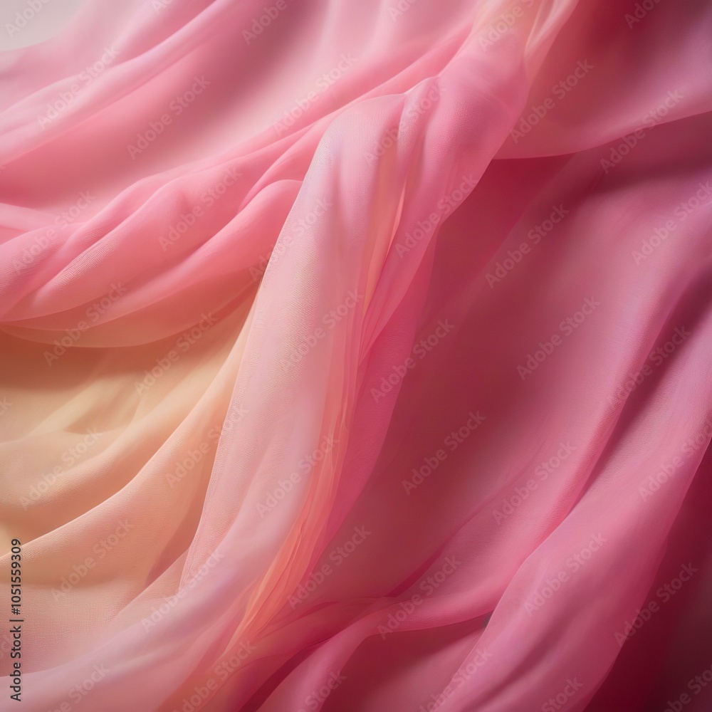 Obraz premium pink satin fabric