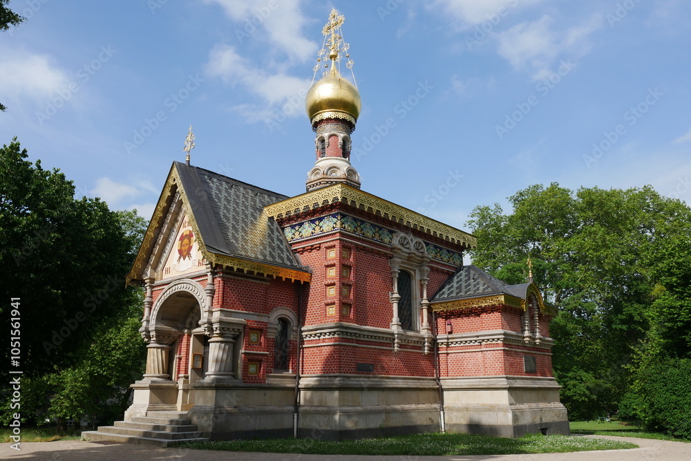 Russische Kapelle im Kurpark von Bad Homburg vor der Höhe Russische Kapelle im Kurpark von Bad Homburg vor der Höhe