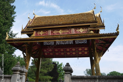 Tempel Thai Sala im Kurpark von Bad Homburg vor der Höhe photo