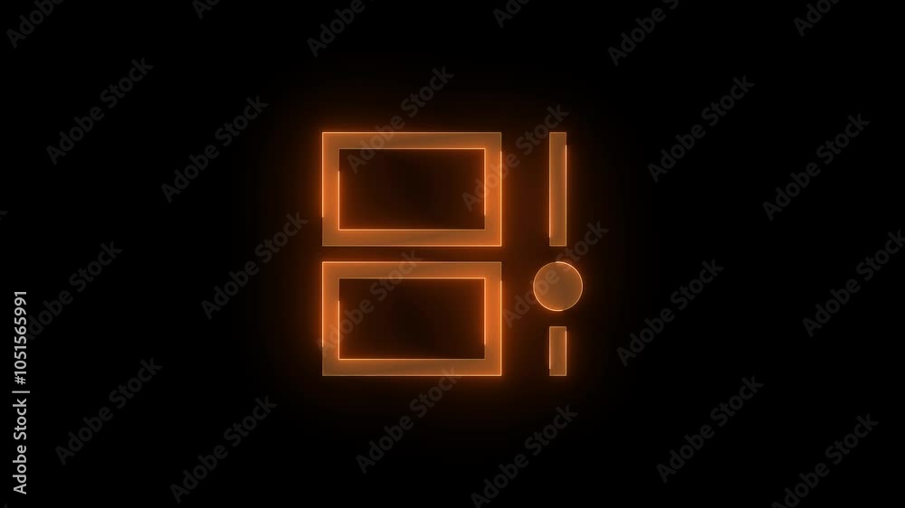 Task view expanded stroke icon glowing neon animation Task view expanded stroke icon glowing neon animation