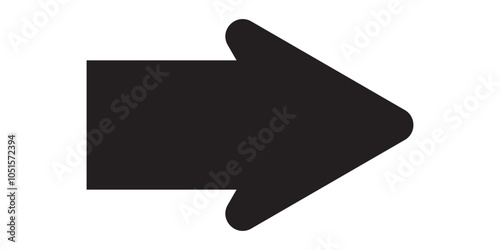 Arrow icon. flat style Arrow symbol. simple Arrow icon on a white background.