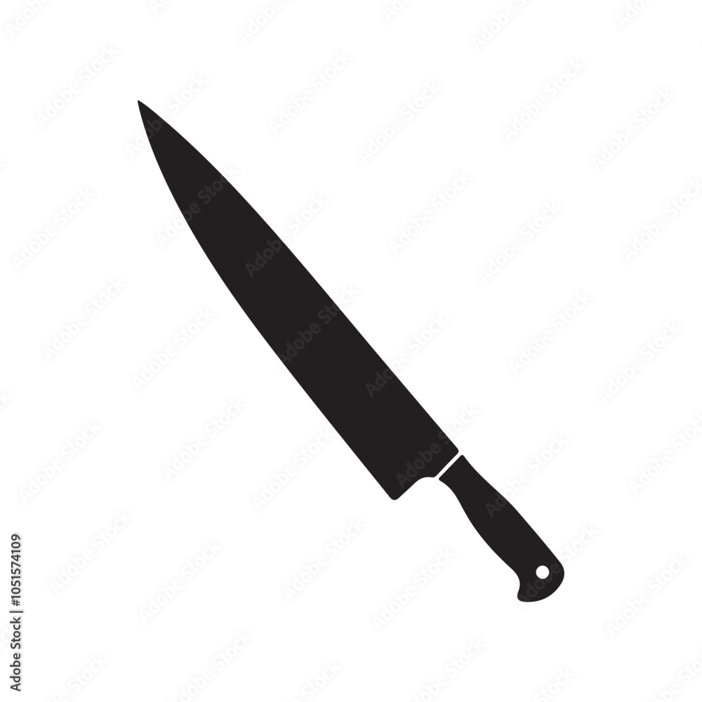 knife icon vector isolated on a white background knife icon vector isolated on a white background
