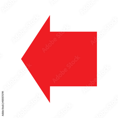 Arrow icon. flat style Arrow symbol. simple Arrow icon on a white background.