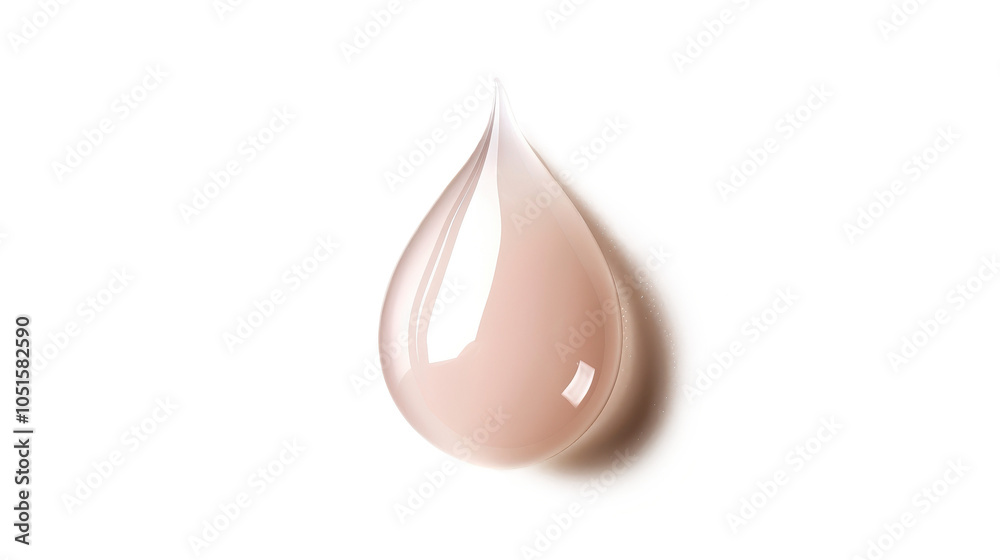 Close-up of a Single Drop of Skincare Serum Close-up of a Single Drop of Skincare Serum