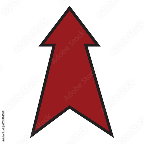Arrow icon. flat style Arrow symbol. simple Arrow icon on a white background.