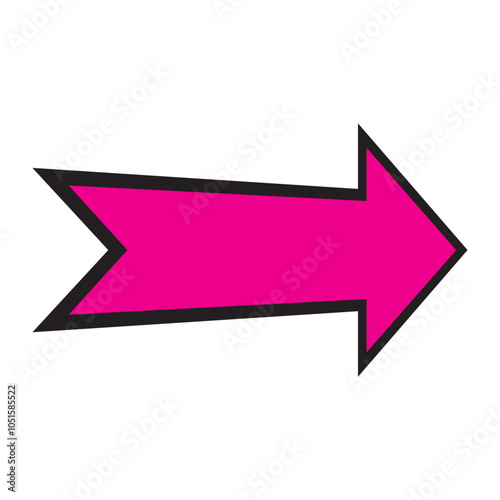 Arrow icon. flat style Arrow symbol. simple Arrow icon on a white background.