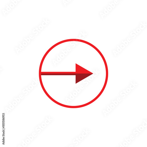 Arrow icon. flat style Arrow symbol. simple Arrow icon on a white background.