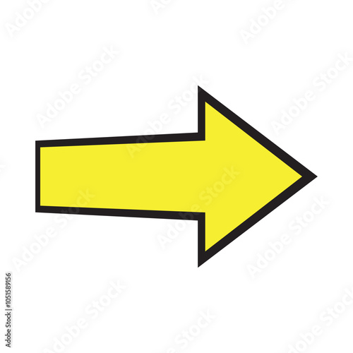 Arrow icon. flat style Arrow symbol. simple Arrow icon on a white background.
