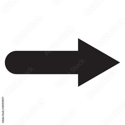 Arrow icon. flat style Arrow symbol. simple Arrow icon on a white background.