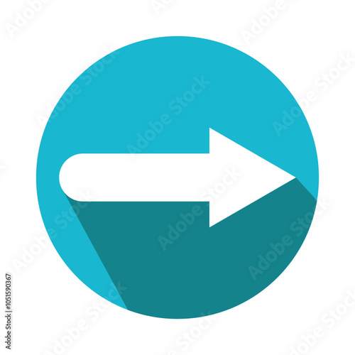 Arrow icon. flat style Arrow symbol. simple Arrow icon on a white background.