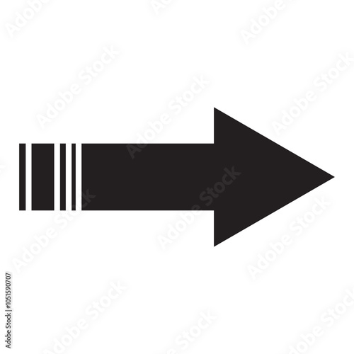 Arrow icon. flat style Arrow symbol. simple Arrow icon on a white background.