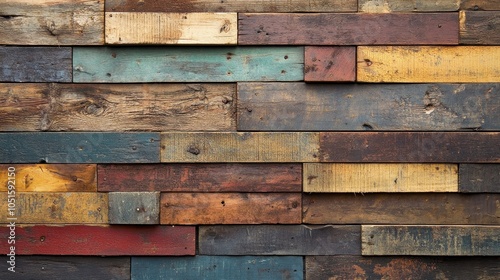 Rustic reclaimed wood texture