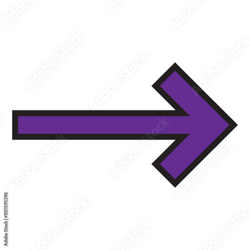 Arrow icon. flat style Arrow symbol. simple Arrow icon on a white background.