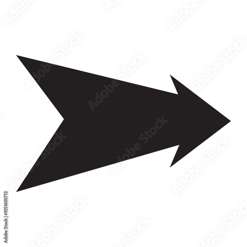 Arrow icon. flat style Arrow symbol. simple Arrow icon on a white background.