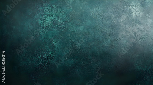 Dark emerald venetian decorative plaster wall background. Abstract gypsum texture with copy space for design. Beautiful wall decoration, renovation photo