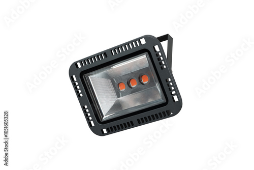 Professional Outdoor LED Flood Light with Adjustable Mounting Bracket, Industrial Grade Waterproof Lighting Fixture with Heat Sink Design for Commercial Use