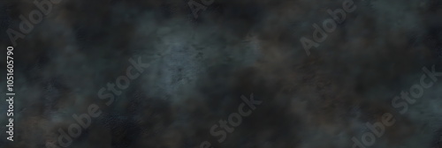 Black background with scuffs. Dark uniform texture for writing text. photo