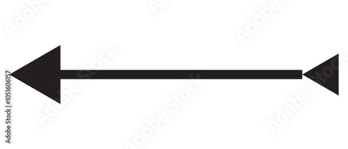 Arrow icon. flat style Arrow symbol. simple Arrow icon on a white background.