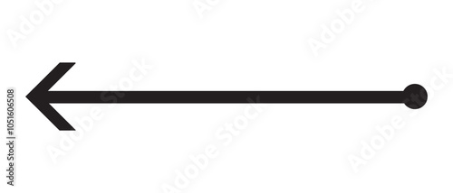 Arrow icon. flat style Arrow symbol. simple Arrow icon on a white background.