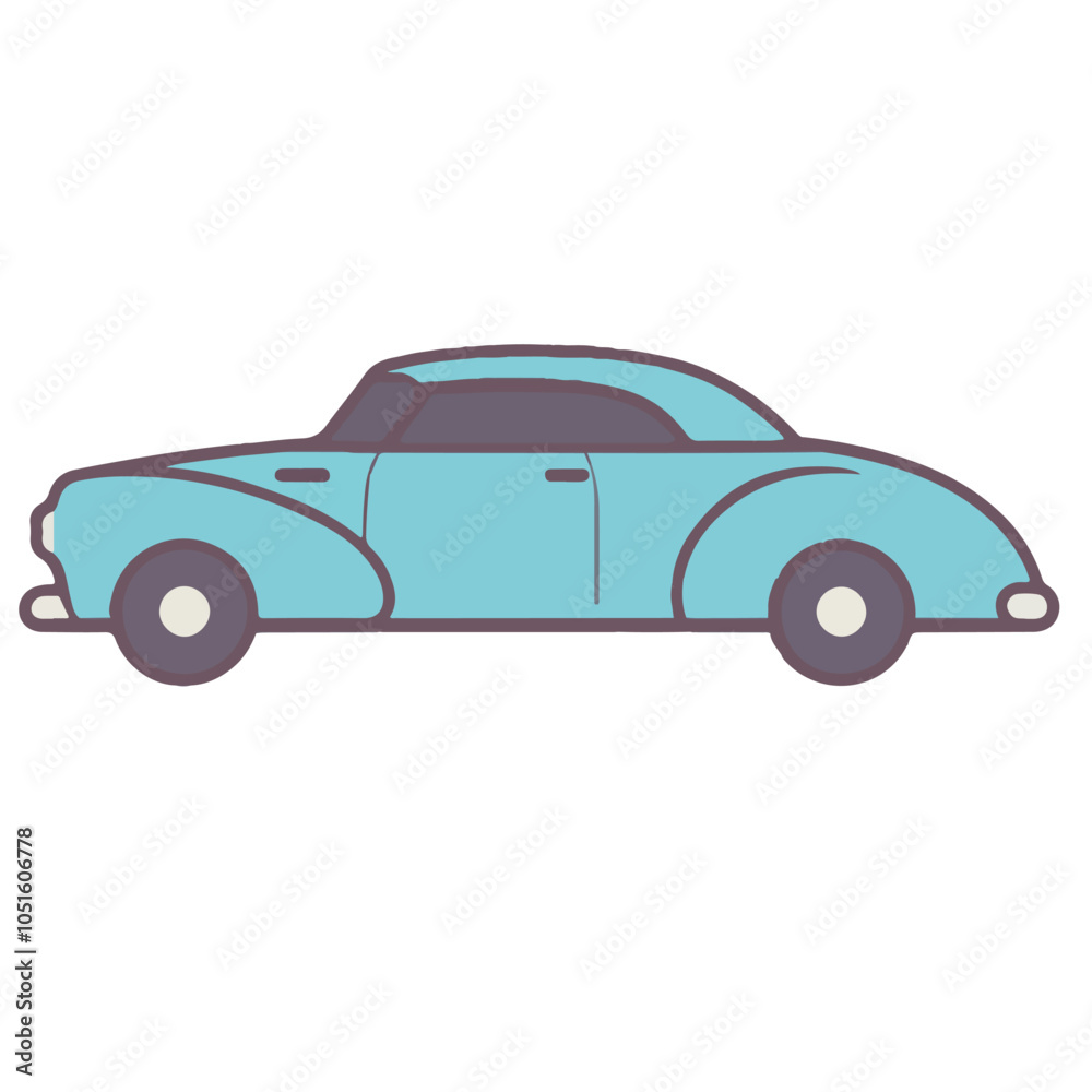 Fototapeta premium Art and Illustration of car and motorcycle perfect for design