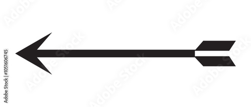 Arrow icon. flat style Arrow symbol. simple Arrow icon on a white background.