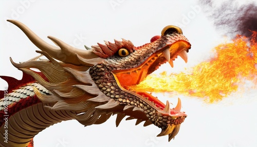 golden dragon statue
