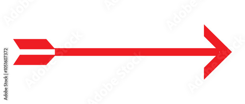 Arrow icon. flat style Arrow symbol. simple Arrow icon on a white background.