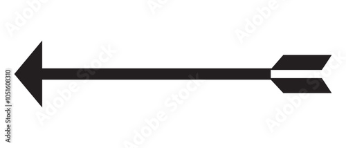 Arrow icon. flat style Arrow symbol. simple Arrow icon on a white background.
