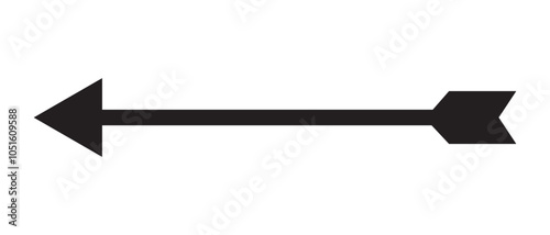Arrow icon. flat style Arrow symbol. simple Arrow icon on a white background.