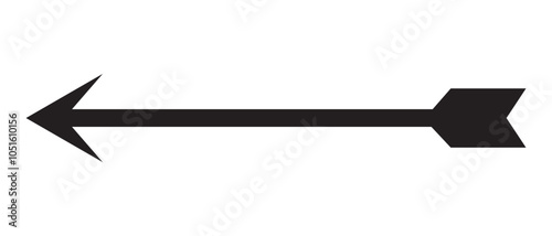 Arrow icon. flat style Arrow symbol. simple Arrow icon on a white background.
