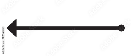 Arrow icon. flat style Arrow symbol. simple Arrow icon on a white background.