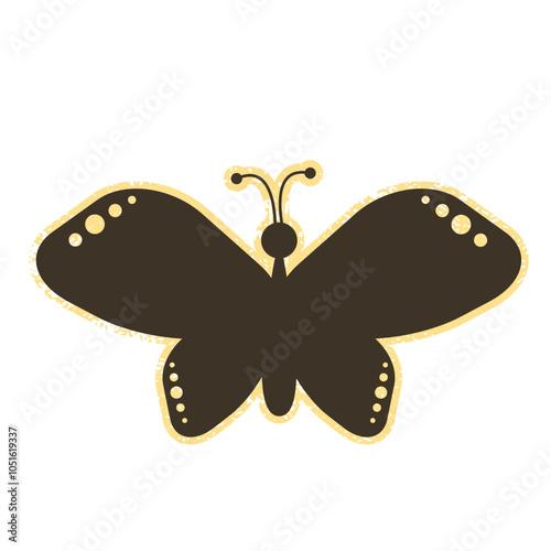 Vintage Paper Butterfly