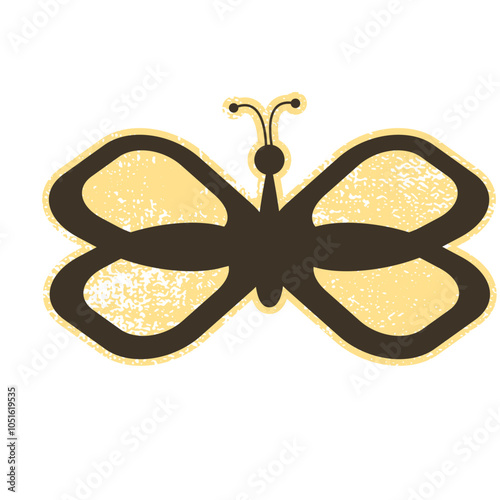 Vintage Paper Butterfly