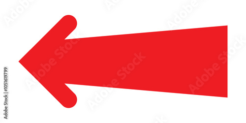 Arrow icon. flat style Arrow symbol. simple Arrow icon on a white background.
