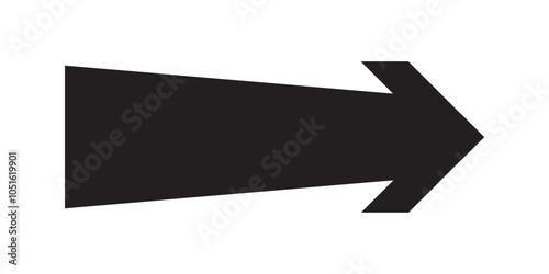 Arrow icon. flat style Arrow symbol. simple Arrow icon on a white background.