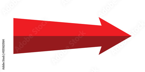 Arrow icon. flat style Arrow symbol. simple Arrow icon on a white background.