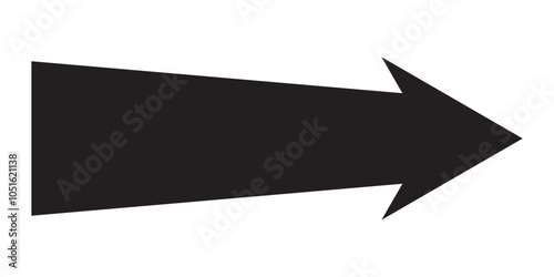 Arrow icon. flat style Arrow symbol. simple Arrow icon on a white background.