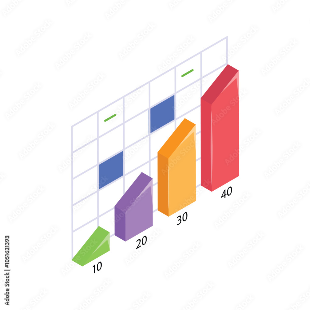 Take a look at this amazing icon of bar chart in modern style Take a look at this amazing icon of bar chart in modern style