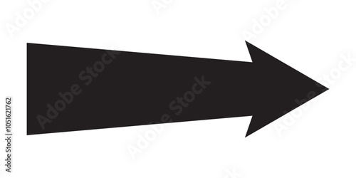 Arrow icon. flat style Arrow symbol. simple Arrow icon on a white background.