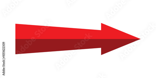Arrow icon. flat style Arrow symbol. simple Arrow icon on a white background.