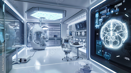 Sterile Research Facility with Glass Walls