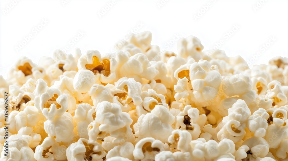 Popcorn isolated on background Popcorn isolated on background