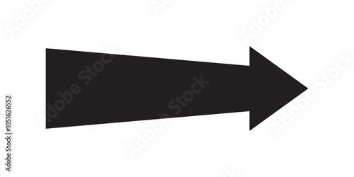 Arrow icon. flat style Arrow symbol. simple Arrow icon on a white background.