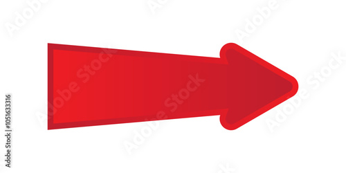 Arrow icon. flat style Arrow symbol. simple Arrow icon on a white background.