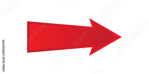 Arrow icon. flat style Arrow symbol. simple Arrow icon on a white background.