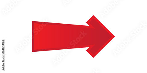 Arrow icon. flat style Arrow symbol. simple Arrow icon on a white background.