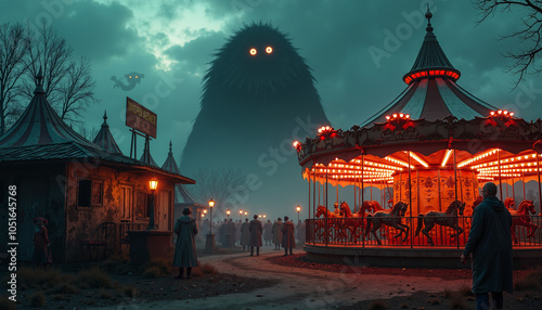 carnival with monster