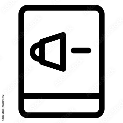 volume down icon